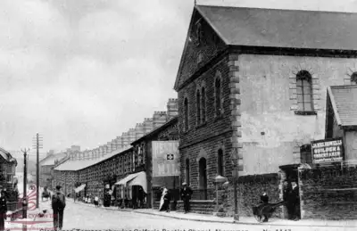 Glancynon Terrace and Calfaria Baptist Church