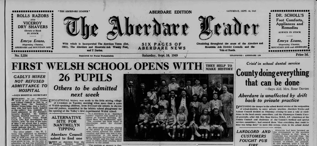 Aberdare Leader 10.09.1949
